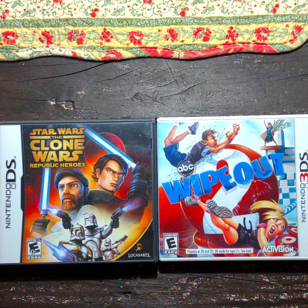 Nintendo DS and 3DS games.